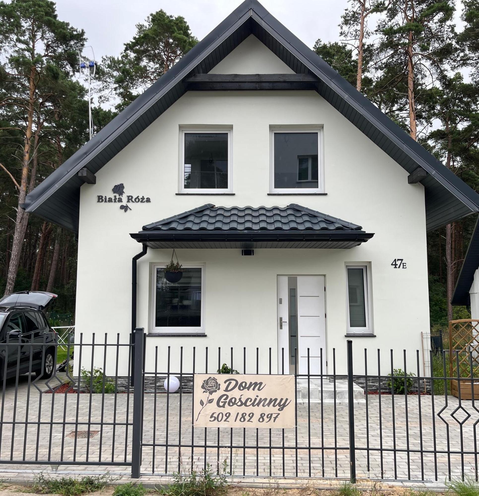 Dom Goscinny Biala Roza Dziwnówek Exterior foto